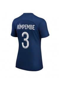 Fotbalové Dres Paris Saint-Germain Presnel Kimpembe #3 Dámské Domácí Oblečení 2022-23 Krátký Rukáv
